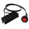 E-outstanding 50cm 24 Pin Female ATX Red Lght-Emitting Diode Power
