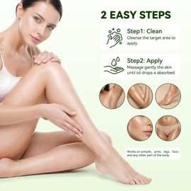 Cyperus Rotundus Oil for Hair Removal, Natural Body & Facial Hair Inhibitor
