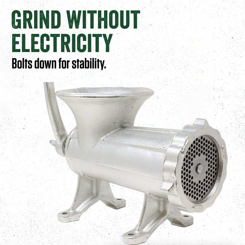 LEM #32 Tinned Cast Iron Hand Grinder