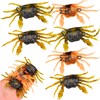 Saltwater Lures, 6PCS Soft 3D Simulated Crab Bait Crab Lure