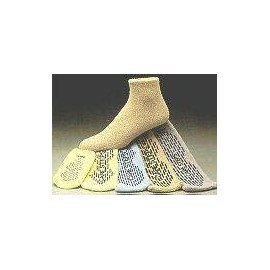 Care-Steps Slipper Socks Adult X-Large Gray Above The Ankle, 80106-1 Pair