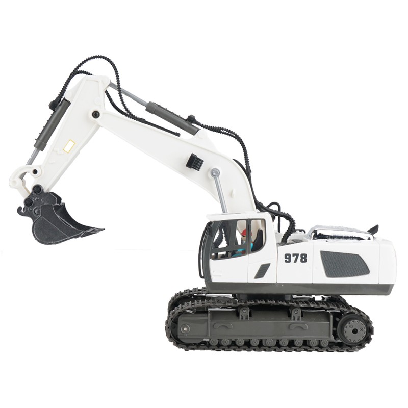 RC Excavator 1/20 2.4GHz 11CH RC Construction Truck Engineering Vehicles