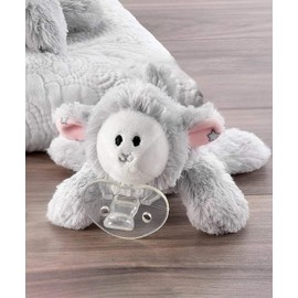 Gift Craft Lil Llama Baby Bath Toys, Pacifier Buddies and Book (Lil Llama Pacifier Buddy - Sheep)