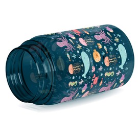 Simple Modern Botella de Agua para Niños/a de Plástico, Libre de BPA, con Tapa a Prueba de Fugas y Pajita | Duradero para Niños Pequeños, Niños, Niñas | Summit Colección| 355ml | Under the Sea