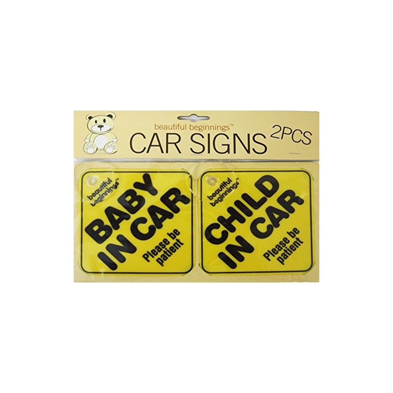 Baby in car signs