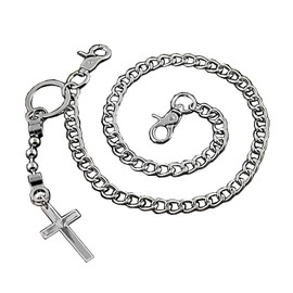 Cross Charm Metal Pants Chain Biker Wallet chain
