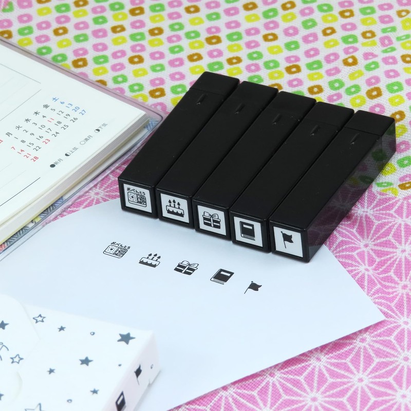 Taiyo Tomer techoset6a-002 Fine Color Stamper Notebook Mini Stamp Penetrating