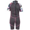 Trespass Girls Short Wetsuit Short with Back Zipper Posie Dark