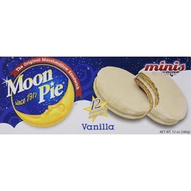 Mini Moon Pies 12ct Box Vanilla (Pack of 6)