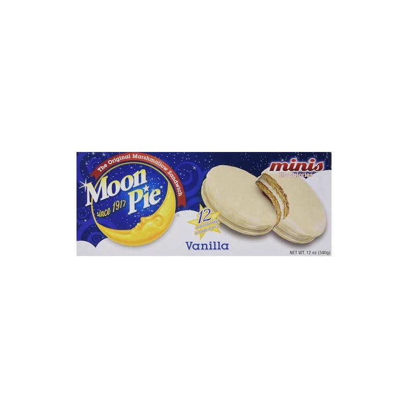 Mini Moon Pies 12ct Box Vanilla (Pack of 6)
