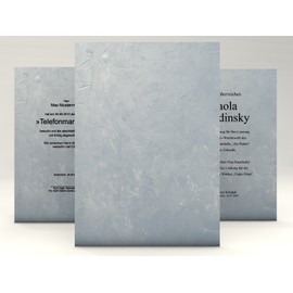 Certificate Paper "Structure Blue" 50 Sheets | Universal | for Certificates | DIN A4 190 g/m² | High Quality | Letter Paper | Cardboard Paper | Certificate Paper | Blank Certificate | Recognition