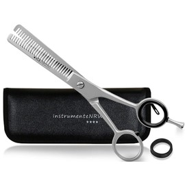 Premium thinning scissors, modelling scissors, hairdressing scissors, hair scissors, thinning teeth with practical storage case. HS-BAU