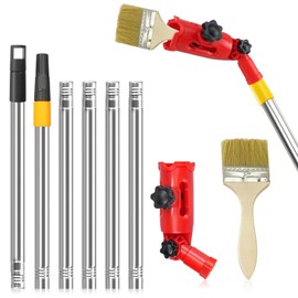 Infreecs Multi-angle brush extension, paint brush extension, multi angle paint brush extende, retractable paint roller extension rod for high ceilings, walls, decoration and corner painting tool