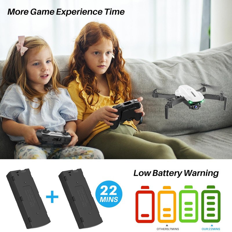 SIMREX Drone With Camera 1080P for Kids And Adults, RC