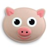 Kikkerland Pig Talking Bag Clip, Rubberized Coating, Fun Oinking Sound,