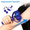 LOPHE Handheld Massage Roller, Hedgehog Ball Massage Roller with 2