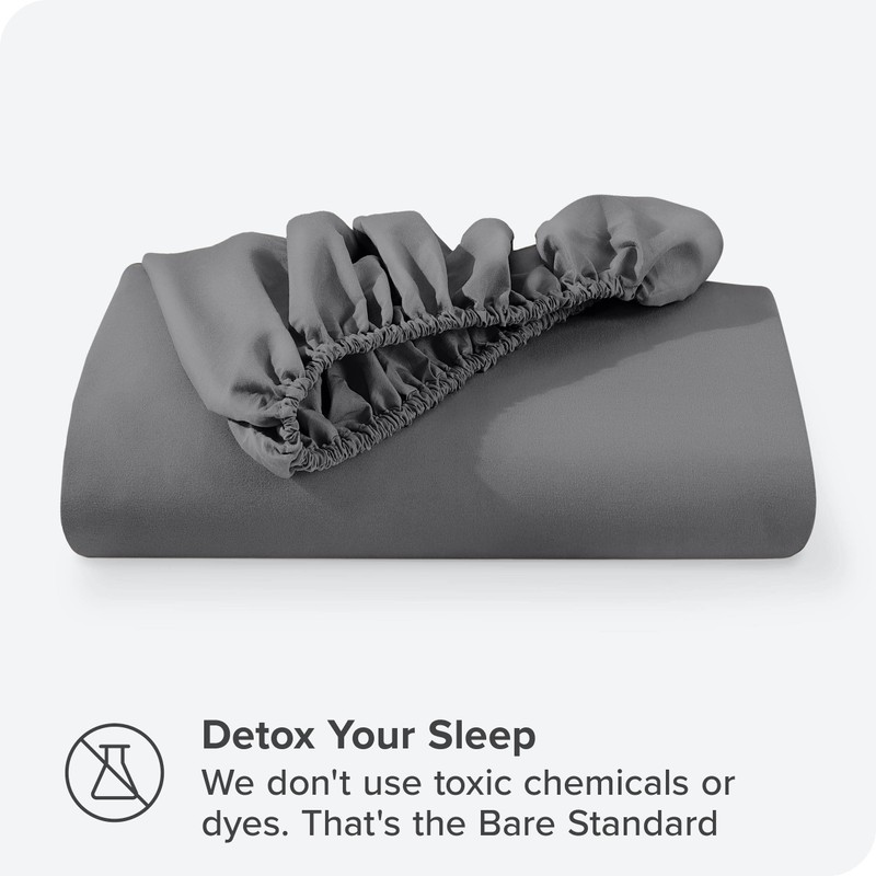 Bare Home Queen Fitted Sheet - Extra Deep Pocket Fitted