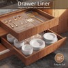 PABUSIOR Cabinet Drawer Liner Clear: Dual-Sided Non-Slip 100%EVA 11" x