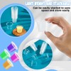 SLTAXAR Pack of 100 Plastic Shot Glasses 4 cl /
