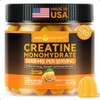 Inner Brightness Creatine Monohydrate Gummies for Men and Women 5000mg Third Party Tested Chews for Muscle Growth Strength Energy Support Sugar-Free Vegan 120 Count Mango Flakes, Mango-Yellow, 1 Count, 120 Tablets / 남성 및 여성용 이너 브라이트니스 크레아틴 모노하이드레이트 구미 5000mg 타사 테스트 완료 근육 성장 근력 에너지 지원을 위한 츄 무설탕 비건 120개 망고 패, 망고-노란색, 1개, 120정
