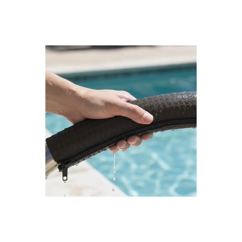Rail Runners Pool Handrail Covers with Zippers | 8 ft