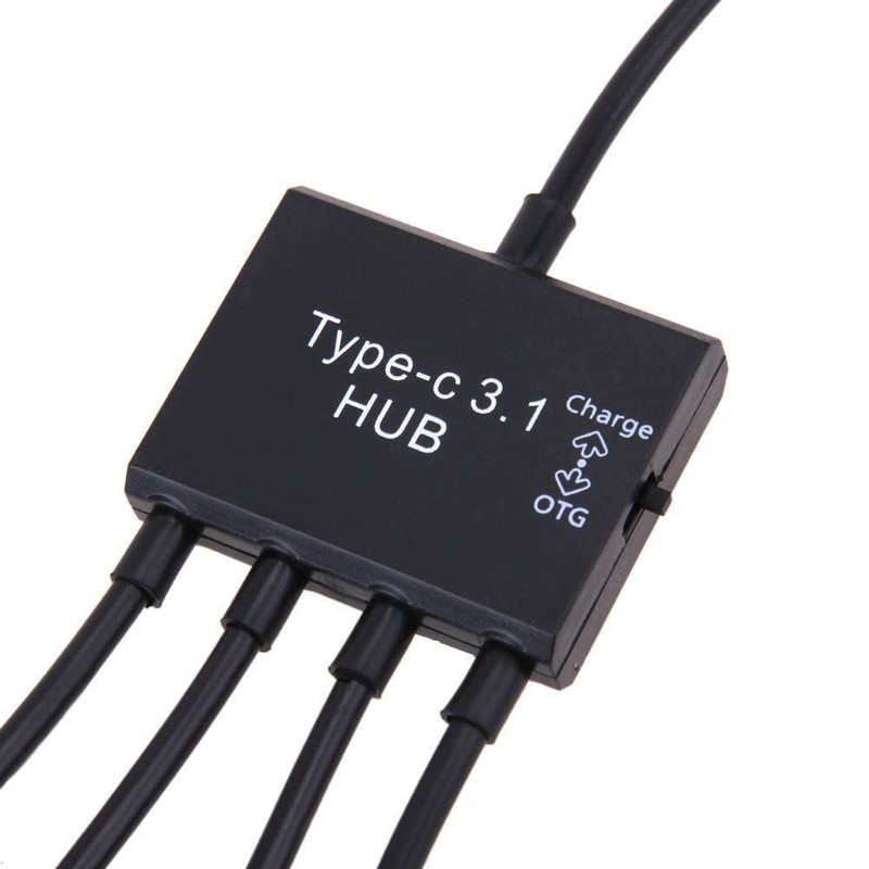 chenyang Micro USB Host OTG 3 Ports Hub Adapter Cable