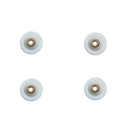 Roller Bearing Roller for Shower Door Rollers Guide Roller Ball Bearing Wheel Diameter 28 mm Height 8.5 mm Pack of 4
