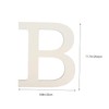 Operitacx Wooden Alphabet Letters Set Large Unfinished Letters for Wall