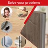 Upgrade T-Shaped Door Draft Stopper, Clear Silicone Seal Strip Weather
