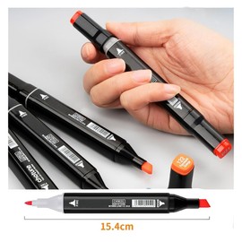 Begadol | Marcadores Doble Punta Plumones Punta Pincel Kit 48 colores