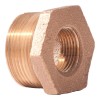 Merit Brass K414-1208 3/4" x 1/2" NPT Hex Head Pipe