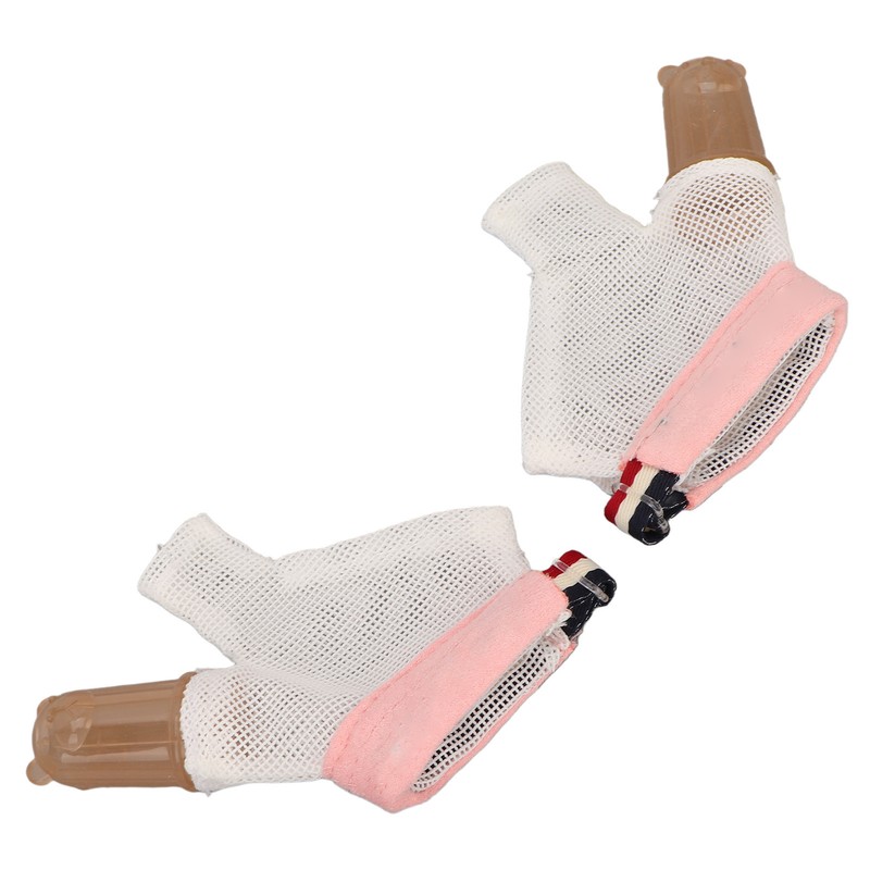 1 Pair Thumb Sucking Stop Glove Soft Adjustable with Buckle