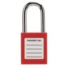 Lockout Tagout Valve Lock with Safety Padlock Heatproof Impact Resistant