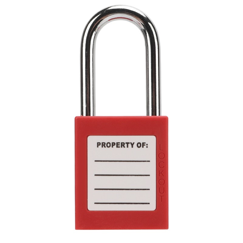 Lockout Tagout Valve Lock with Safety Padlock Heatproof Impact Resistant