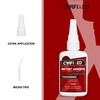 CYAFIXED Toughened Super CA Glue, Professional Grade Cyanoacrylate Instant Adhesive,