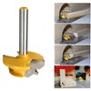 Gasea 3pcs 1/4-Inch Shank 45 Degree Lock Miter Router Bits