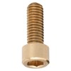 50Pcs Cap Hex Socket Screw Copper Fastener Hardware Tools Industrial