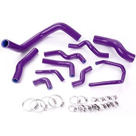 G-PLUS Radiator Silicone Hose Piping Kit Compatible For Nissan Silvia 200sx 240sx S13 S14 S15 SR20det Purple