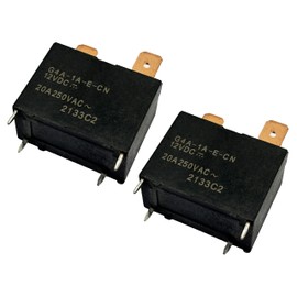 2X G4A-1A-E-CN G4A-1A-E-CN-12VDC Air Conditioning Water Heaters 12V 20A12V 20A 4-Pin Automotive PCB Relay for SFK-112DM JQX-102F 891WP-1A-C