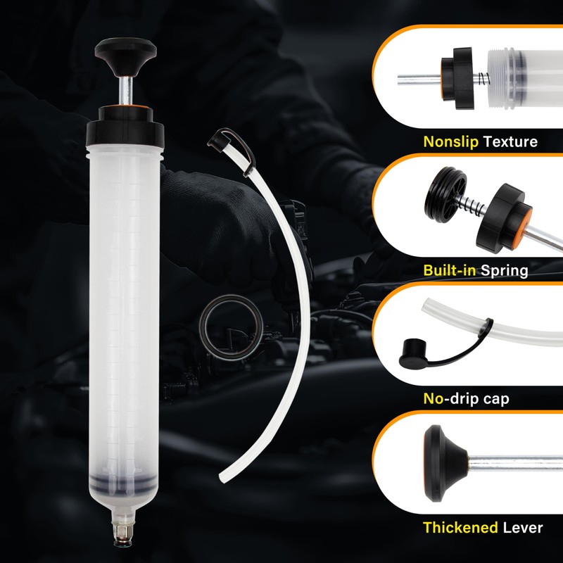 500CC Fluid Extractor, Automotive Fluid Extractor Pump Manual Fuel Suction