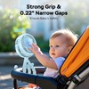 COMLIFE Baby Stroller Fan With Light, Rechargeable Battery Operated, Max