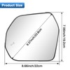 TOP-MAX Driver Side Mirror Glass Compatible with 2022 2023 2024