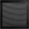 Vent Systems 8" x 8" Inch (Opening Dimensions) Plastic Black