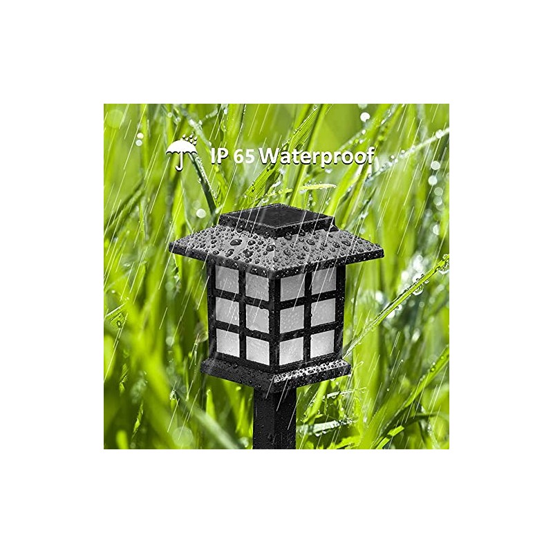 Paquete de 2 luces solares 2 en 1 grandes para