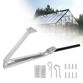 Automatic Window Opener for Greenhouse, Thermal Controlled Ventilation System (15-30 °C), Max Load 7 kg, Opening 45 cm, Easy Installation without Electricity