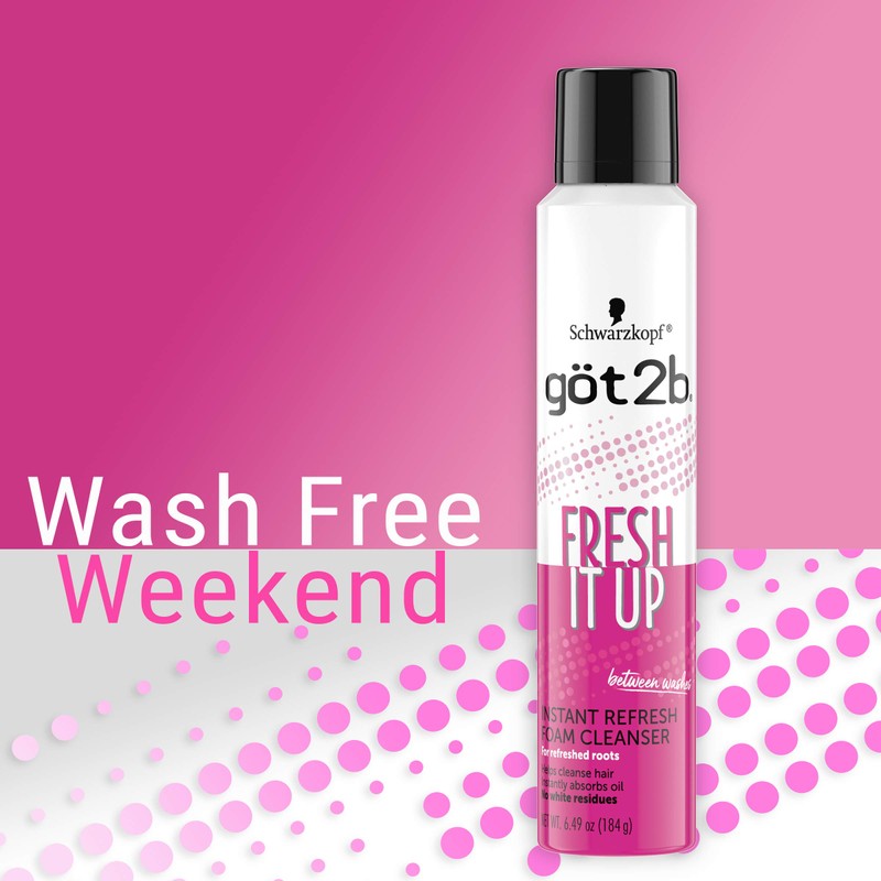 Got2b Fresh it Up Instant Refresh Foam Cleanser, 6.49 Ounce