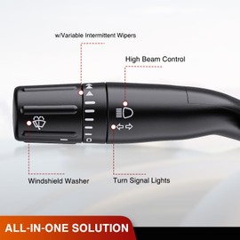 Nilight Turn Signal Switch Compatible with Ford 2011 2012 2013 F150 F-250 F-350 F-450 F-550 Super Duty Multi-Function Windshield Blinker Switch w/with Variable Intermittent Wiper