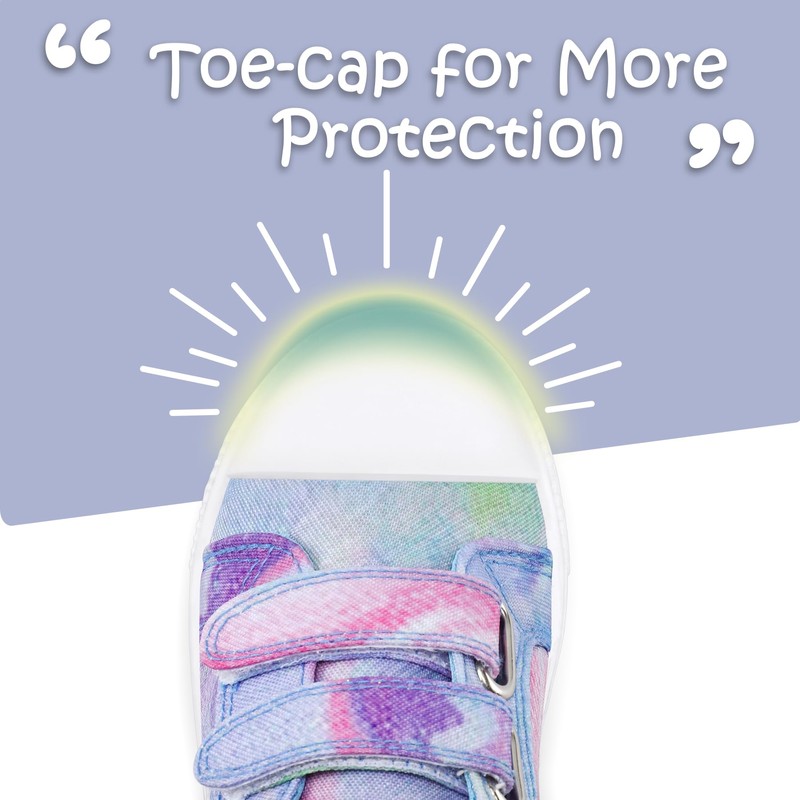 K KomForme - Tenis de lona para niños y niñas,