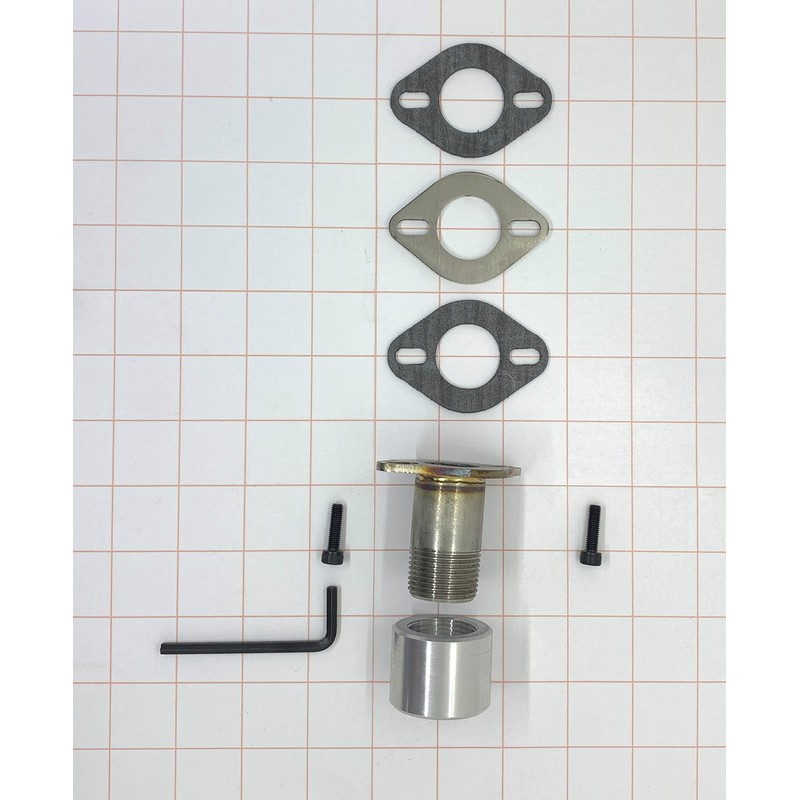GenExhaust for Champion Generator w/ #90A exhaust cover plate 1-1/2"