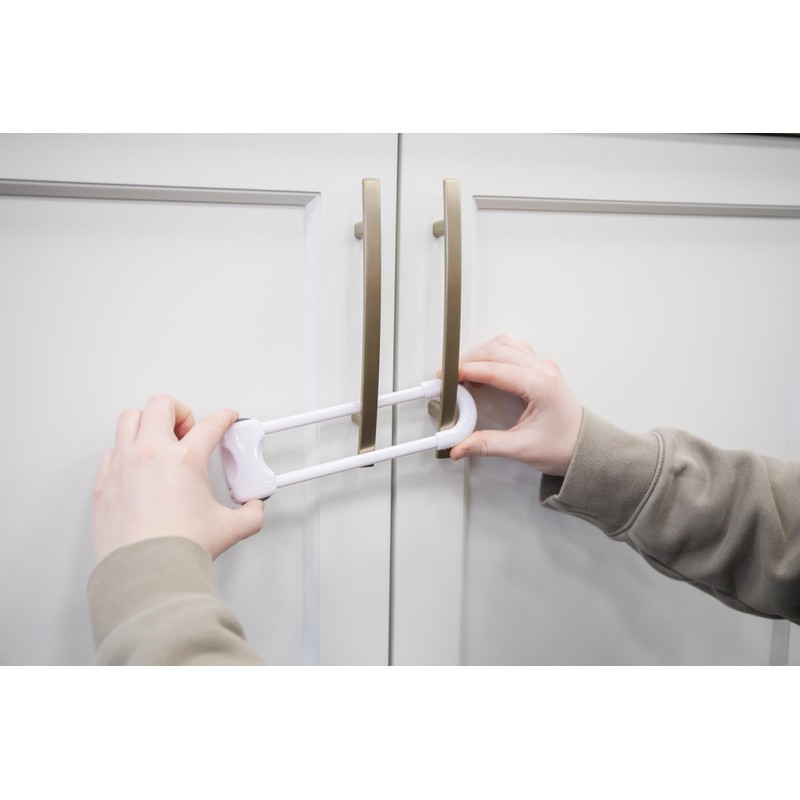 Regalo Home Safety Sliding Locks, Award Winning Brand, Cabinet Handle